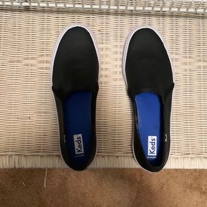 Leather double decker Keds